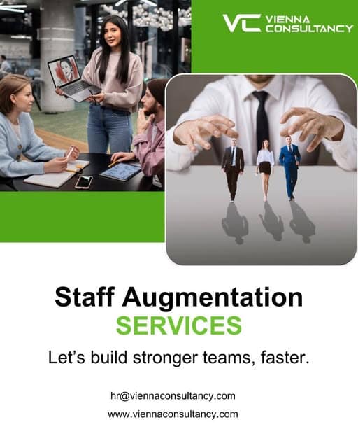 Affordable staff augmentation services by Vienna Consultancy for quick access to skilled talent.