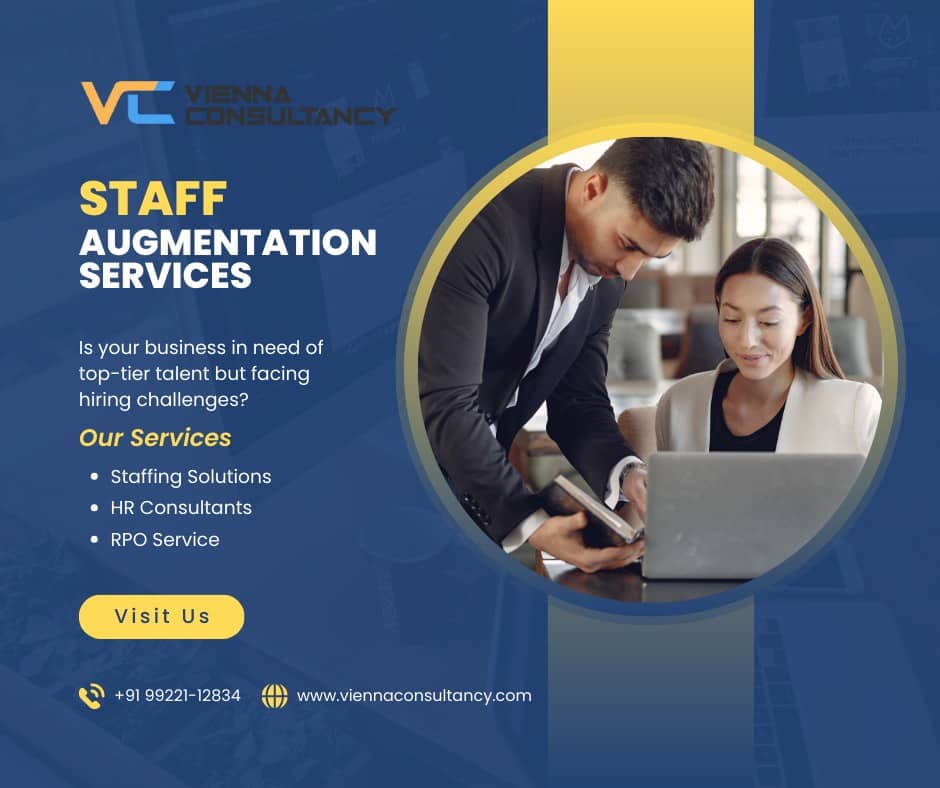 Flexible and efficient staff augmentation solutions for business growth by Vienna Consultancy